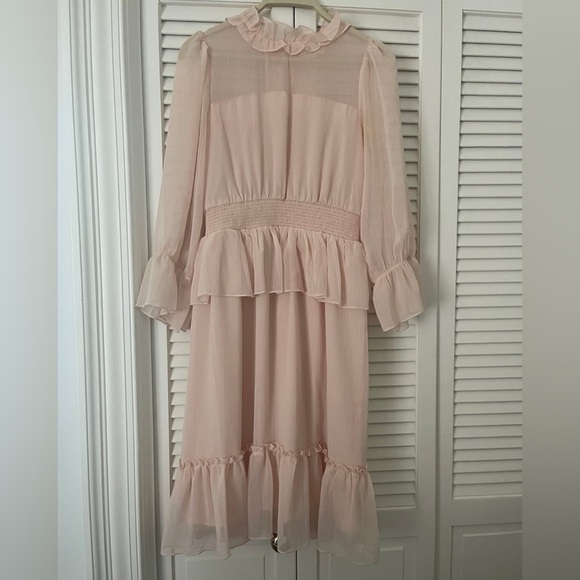 Bohme Light Pink Midi Dress - Picture 2 of 5